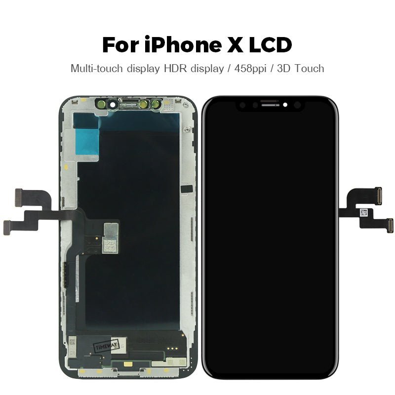 iPhone X OLED Scherm - Compleet reparatie set - Gereedschap/framesticker en screenprotector - Dutchrepair